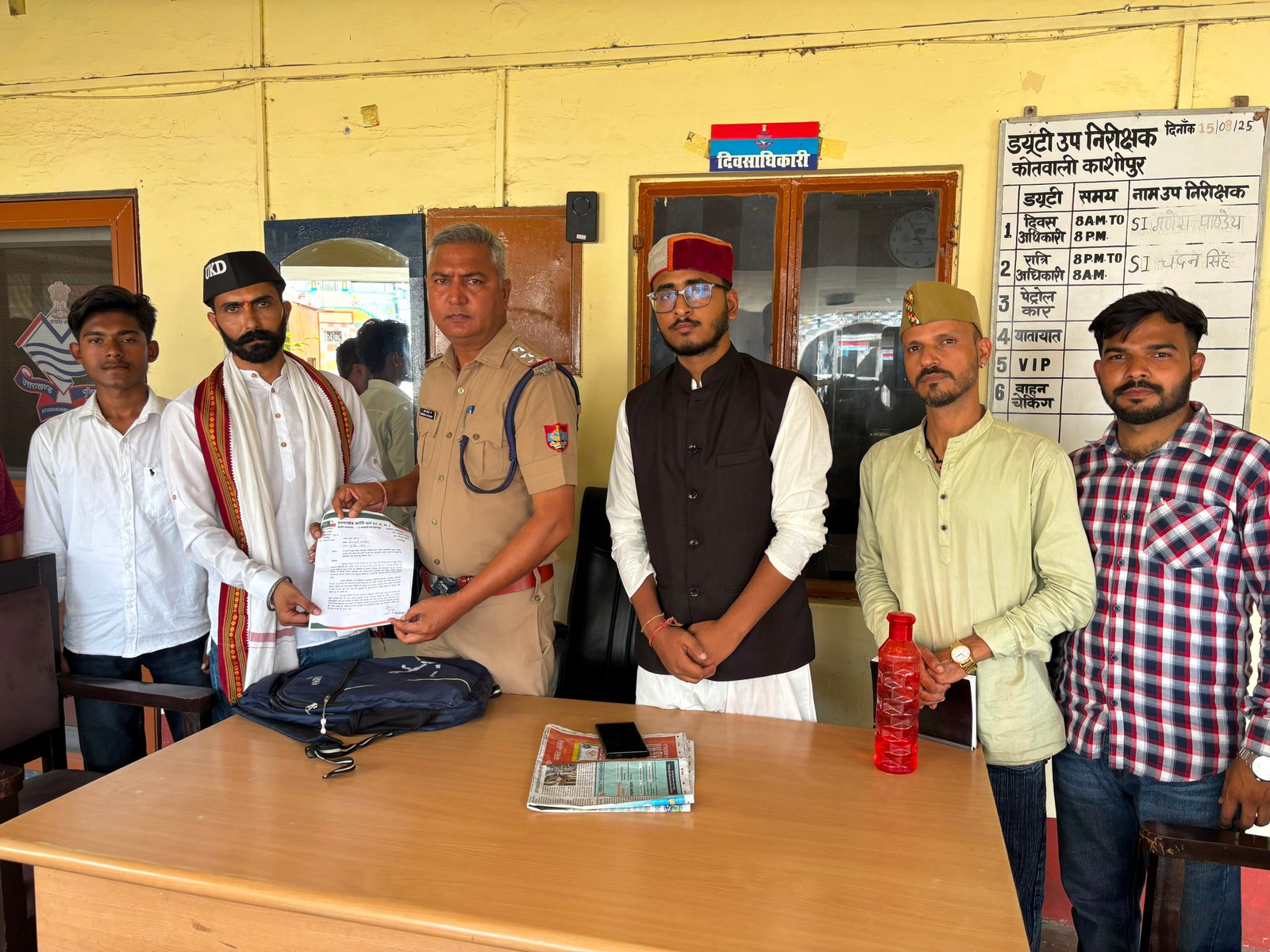 गढ़वाली समुदाय पर कथित अभद्र टिप्पणी एवं कानून-व्यवस्था भंग करने के आरोपों पर कार्रवाई की मांग, युवा उक्रांद ने कोतवाली काशीपुर में सौंपा प्रार्थना-पत्र