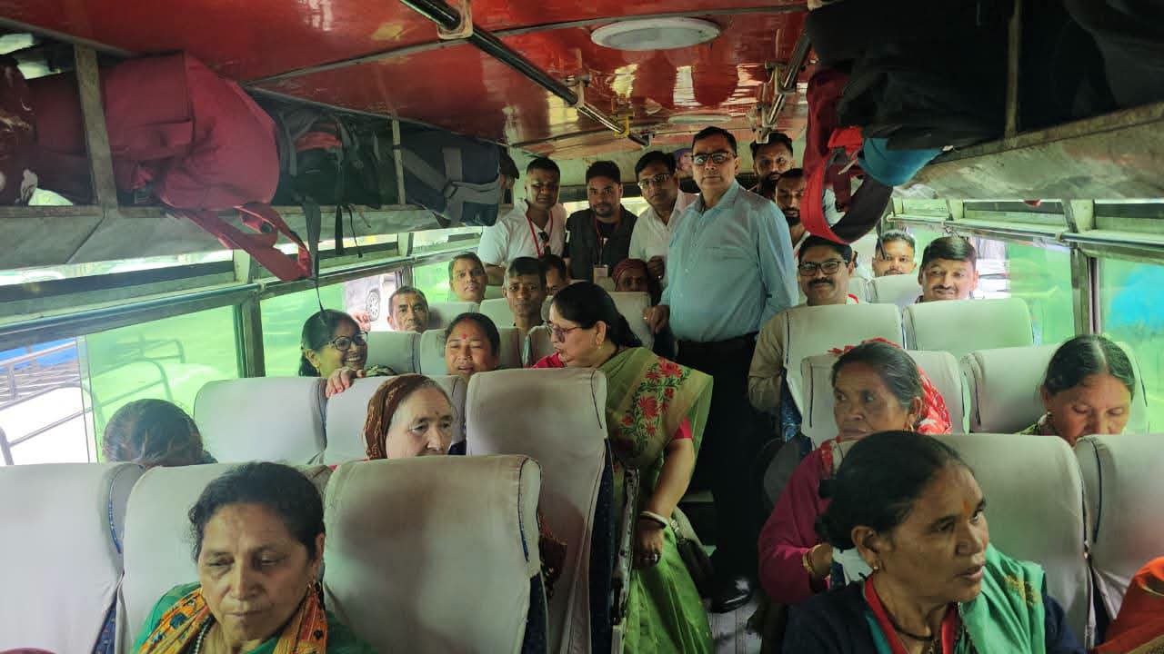 उत्तराखंड संस्कृति विभाग ने सोमनाथ दर्शन के लिए भेजा चमोली का 42 सदस्यीय दल