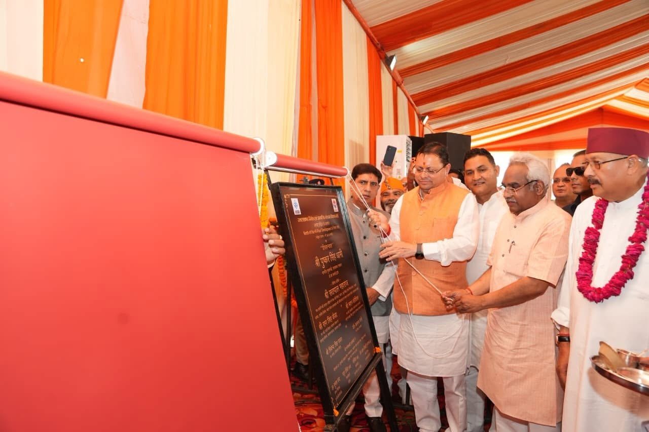 सीएम धामी ने हरिद्वार में किया गंगा कॉरिडोर का शिलान्यास