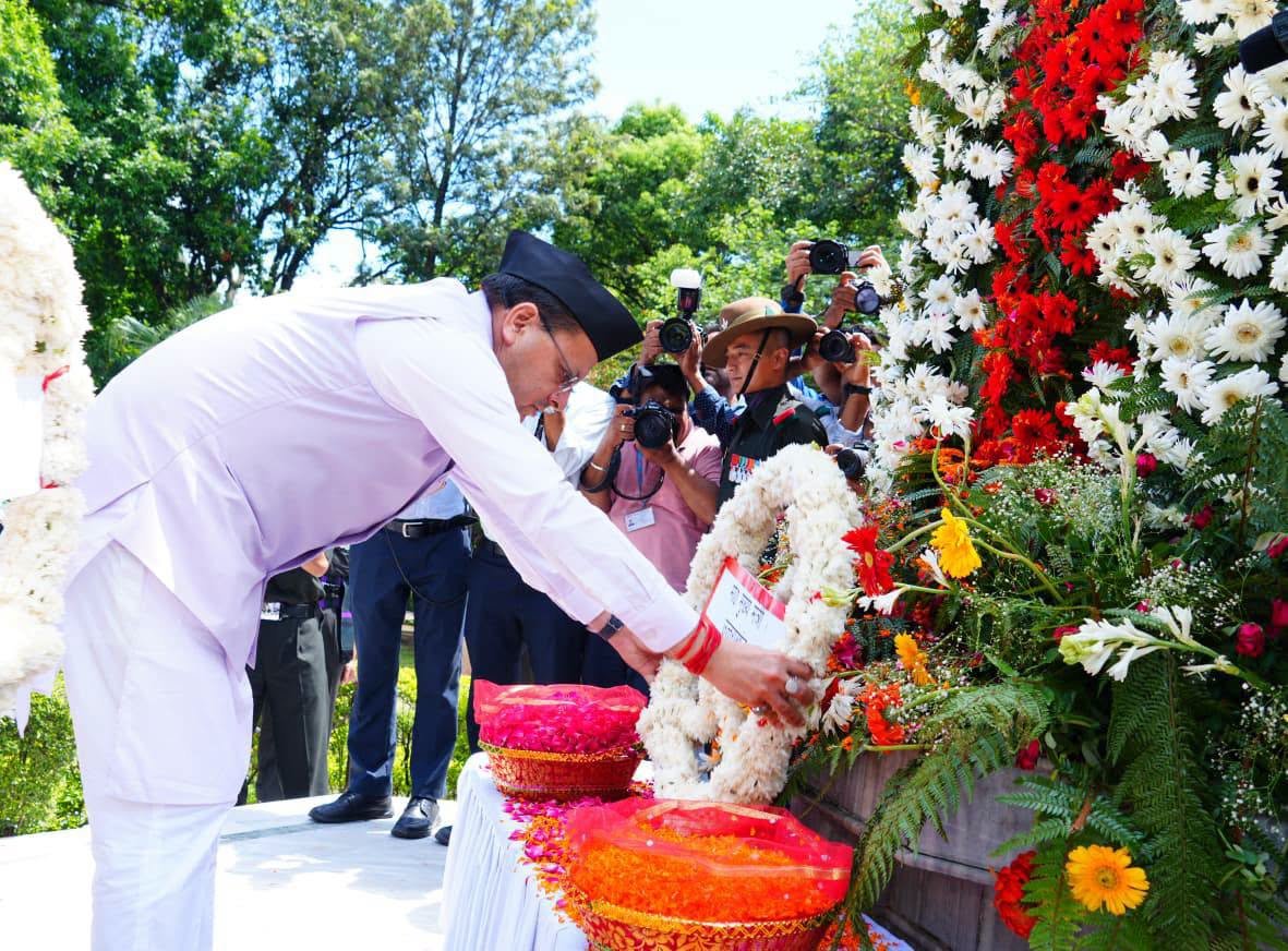 कारगिल विजय दिवस पर सीएम धामी ने अमर शहीदों को श्रद्धांजलि दी