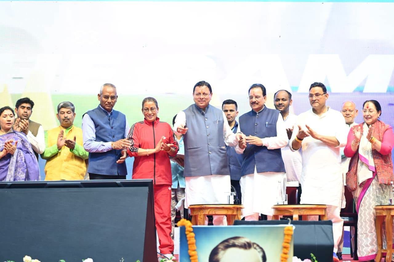 सीएम धामी ने हल्द्वानी के गौलापार किया स्पोर्ट्स यूनिवर्सिटी का शिलान्यास