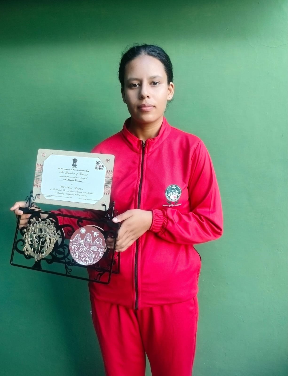 राष्ट्रपति भवन के एट होम रिसेप्शन के लिए अल्मोड़ा की गर्विता भाकुनी का चयन