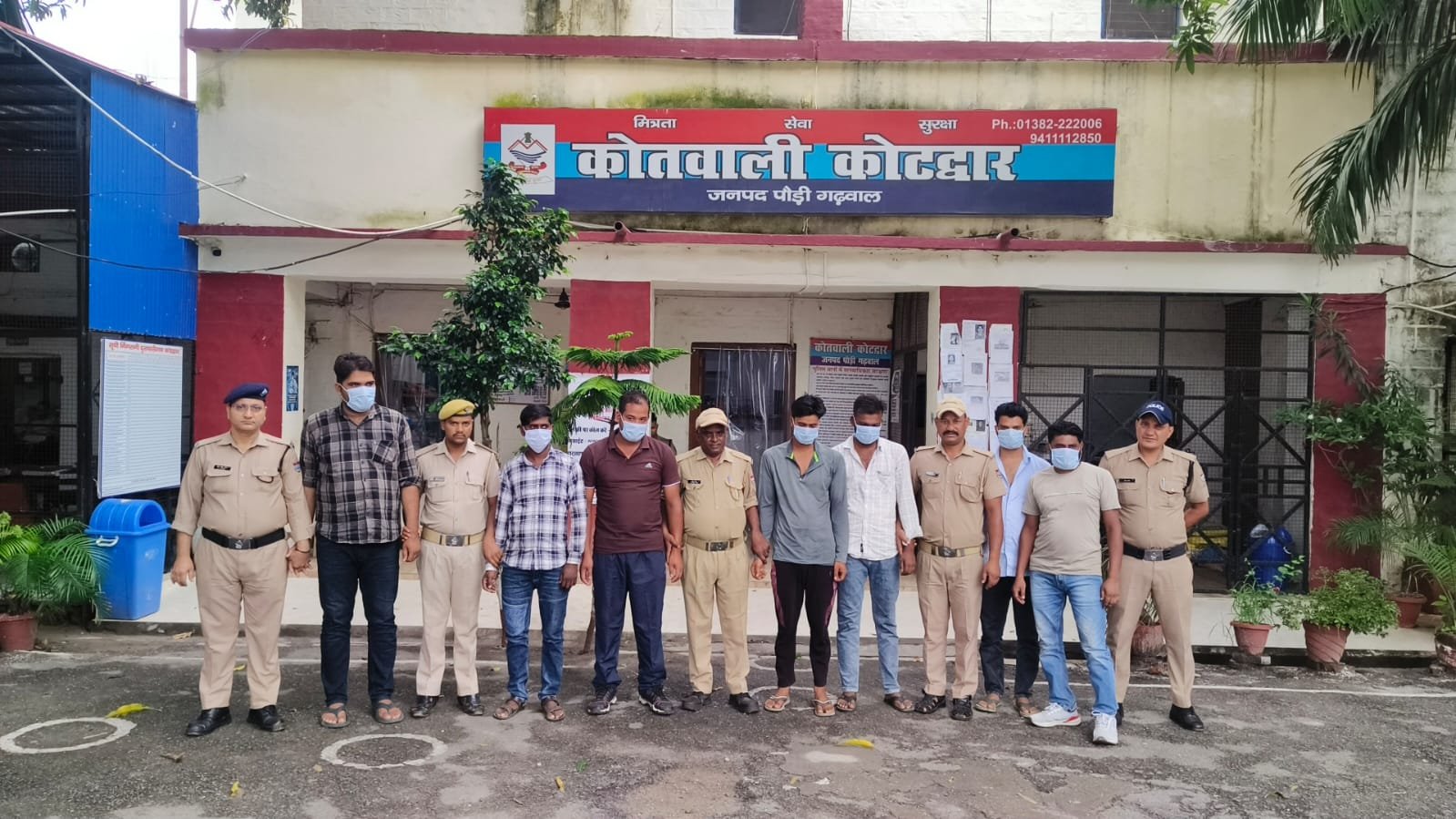कोटद्वार में पुलिस का ऑपरेशन प्रहार, हंगामा करने वाले 7 आरोपी गिरफ्तार