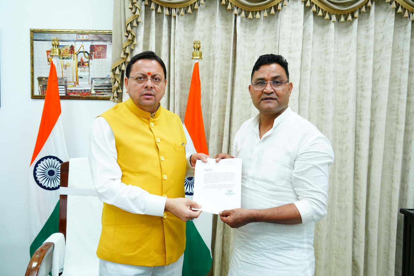7000 हजार बीघा जमीन का मुद्दा गर्माया, कैबिनेट मंत्री राम सिंह कैड़ा ने कांग्रेस को विकास विरोधी बताया