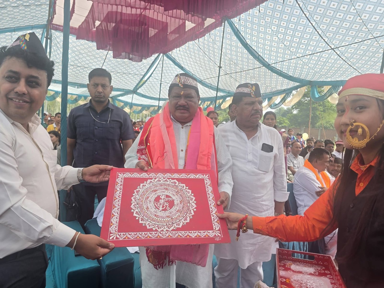 केंद्रीय जनजातीय कार्य मंत्री का ऊधमसिंहनगर दौरा