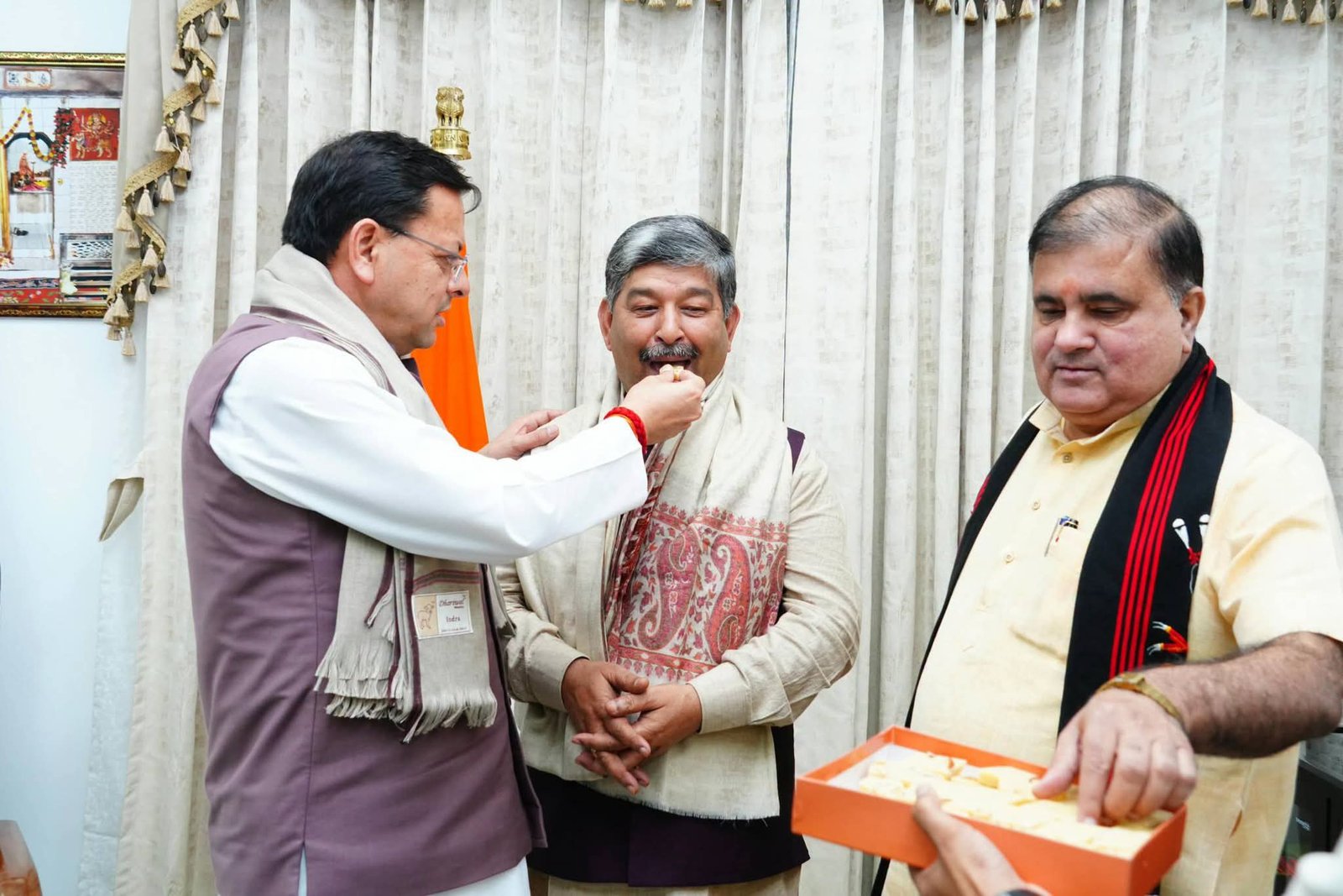 निर्वाचित होने के बाद सीएम और प्रदेश अध्यक्ष से मिले दिनेश आर्य