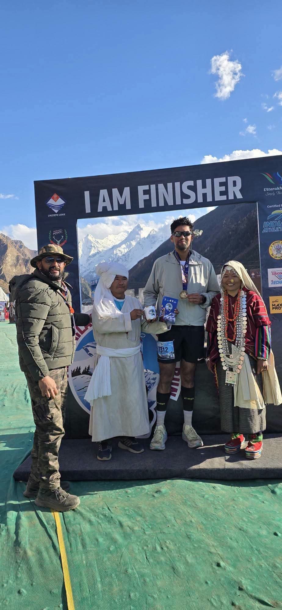 पहाड़ के बेटे ऋषभ रावत ने 70 KM की हिमालयी दौड़ पूरी कर बढ़ाया उत्तराखंड का मान